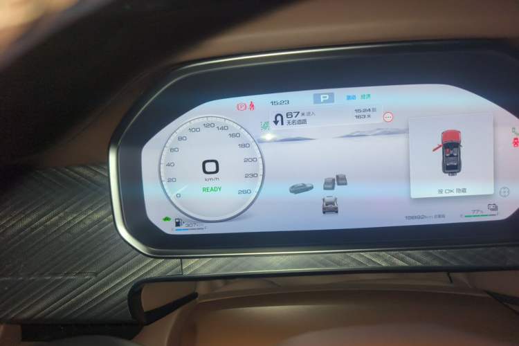 Used Tank 700 New Energy 2024 Hi4-T Extreme Edition Odometer Close Up