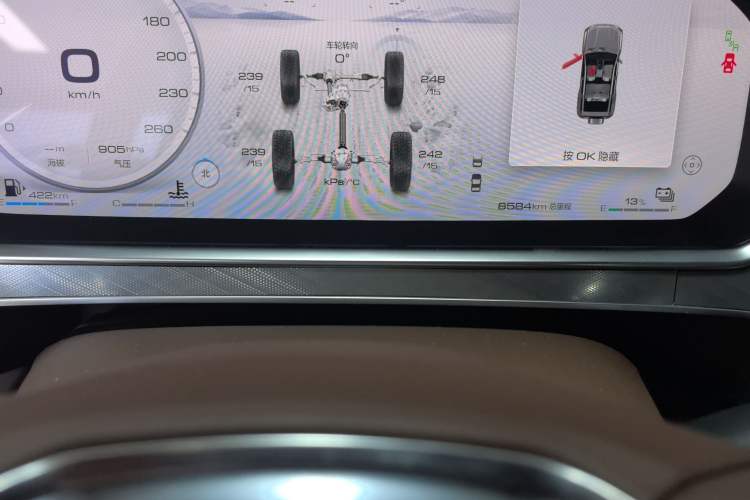 Used Tank 700 New Energy 2024 Hi4-T Extreme Edition Odometer Close Up