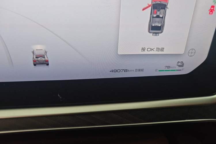 Used Tank 700 New Energy 2024 Hi4-T Extreme Edition Odometer Close Up