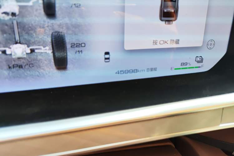 Used Tank 700 New Energy 2024 Hi4-T Extreme Edition Odometer Close Up