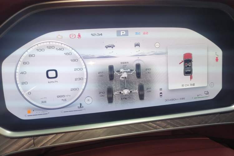 Used Tank 700 New Energy 2024 Hi4-T Extreme Edition Instrument Cluster