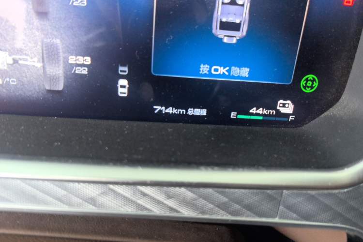 Used Tank 700 New Energy 2024 Hi4-T Extreme Edition Odometer Close Up