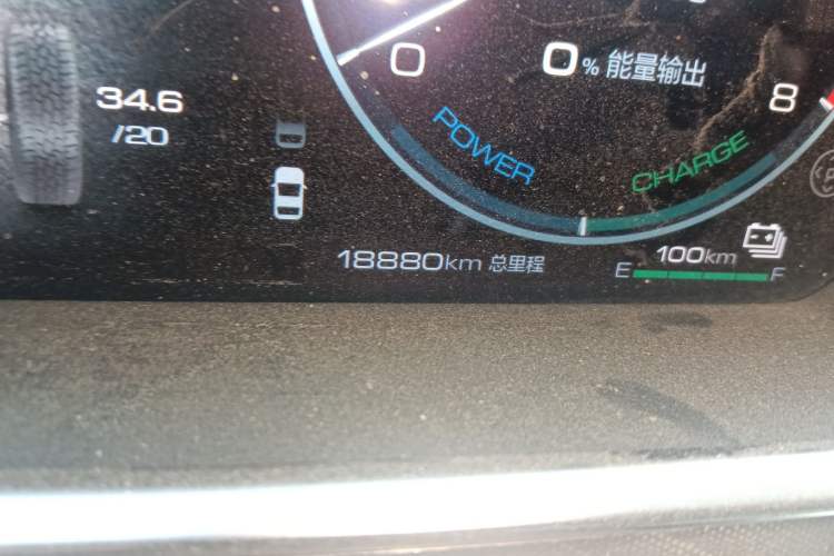 Used Tank 700 New Energy 2024 Hi4-T Extreme Edition Odometer Close Up
