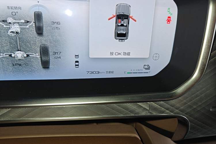 Used Tank 700 New Energy 2024 Hi4-T Extreme Edition Odometer Close Up