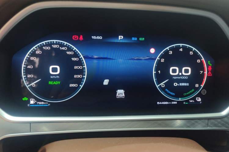 Used Tank 700 New Energy 2024 Hi4-T Extreme Edition Odometer Close Up