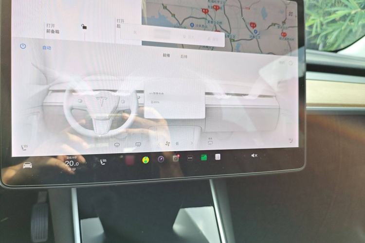 Used Tesla Model 3 2019 Standard Range Rear-Wheel Drive Upgraded Version (60 kWh) Audio And AC Panel