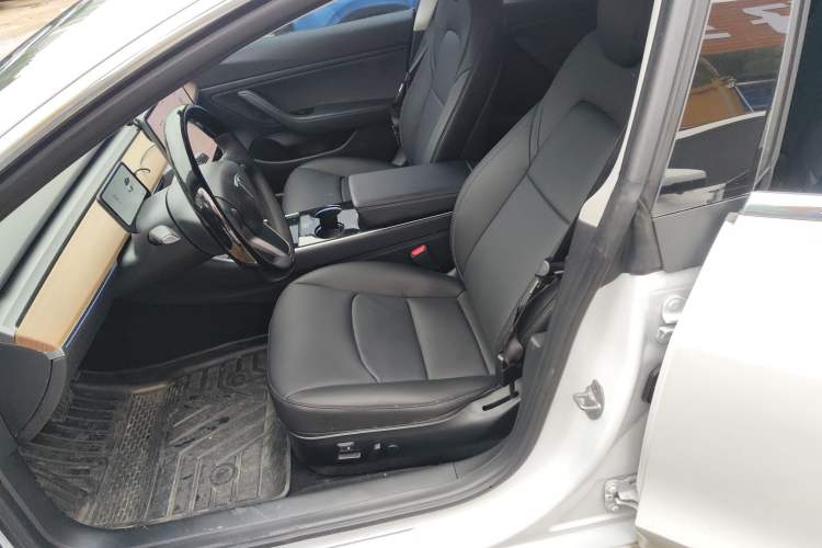 Used Tesla Model 3 2019 Long-Range All-Wheel-Drive Version Left Front Seat