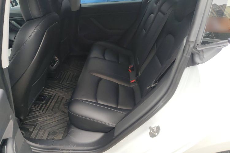 Used Tesla Model 3 2019 Long-Range All-Wheel-Drive Version Left Rear Seat