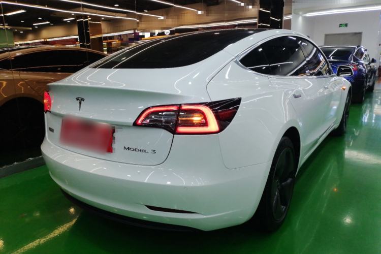 Used Tesla Model 3 2020 Standard Range Rear-Wheel Drive Upgraded Version Rear Right 45 Deg