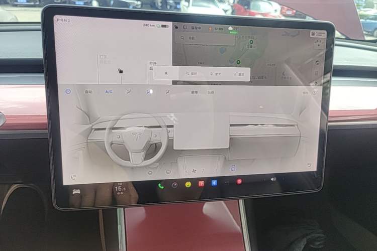 Used Tesla Model 3 2019 Standard Range Rear-Drive Upgraded Version Audio And AC Panel