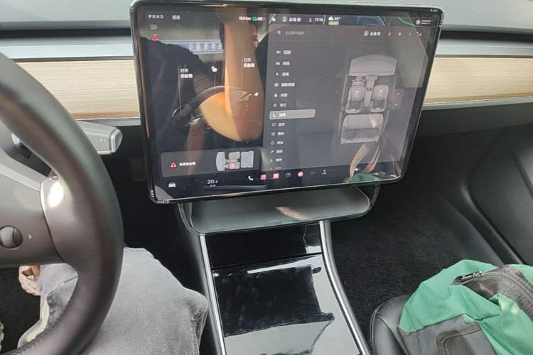 Used Tesla Model 3 2019 Standard Range Rear-Drive Upgraded Version Audio And AC Panel