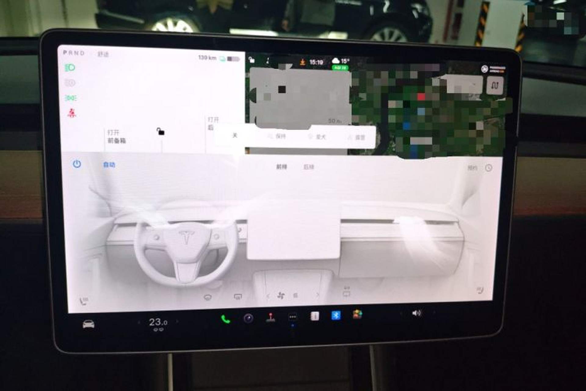 Used Tesla Model 3 2019 Standard Range Rear-Drive Upgraded Version Audio And AC Panel