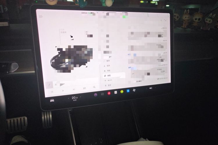 Used Tesla Model 3 2019 Performance High-Performance All-Wheel-Drive Version Audio And AC Panel