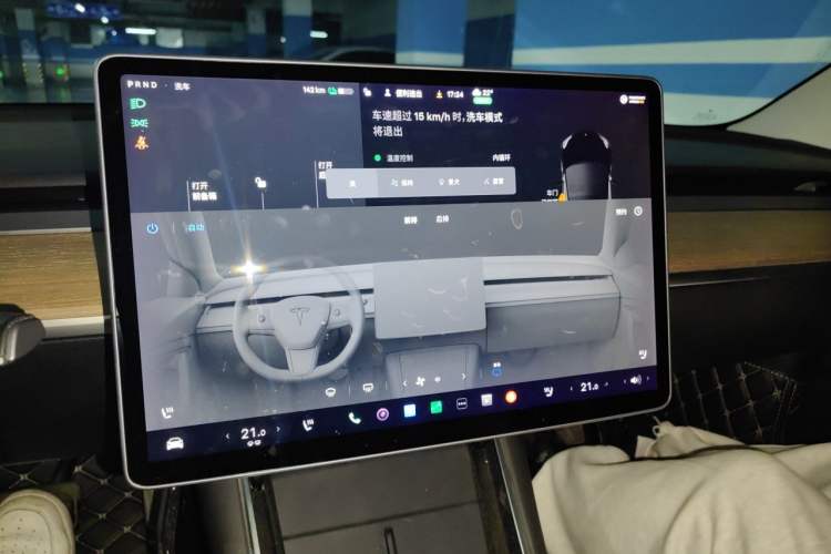 Used Tesla Model 3 2019 Standard Range Rear-Drive Upgraded Version Audio And AC Panel