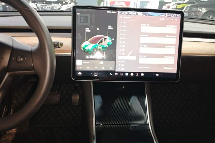 Used Tesla Model 3 2019 Standard Range Rear-Drive Upgraded Version Audio And AC Panel