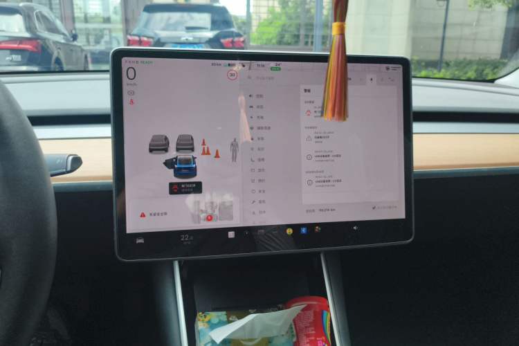 Used Tesla Model 3 2019 Standard Range Rear-Drive Upgraded Version Audio And AC Panel
