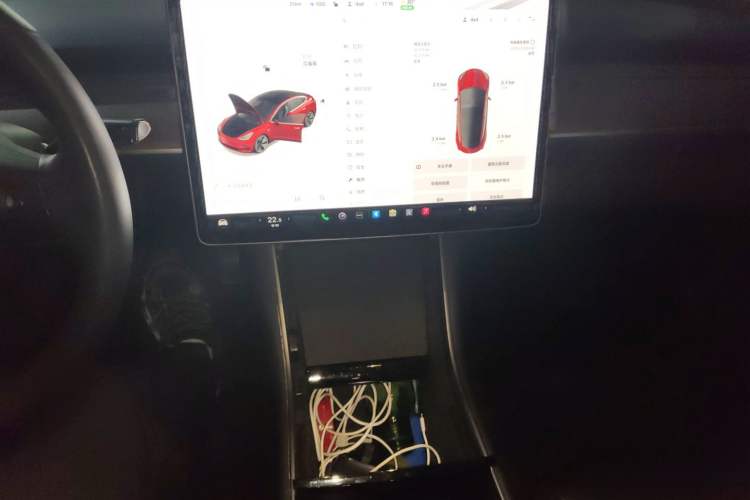 Used Tesla Model 3 2019 Standard Range Rear-Drive Upgraded Version Audio And AC Panel