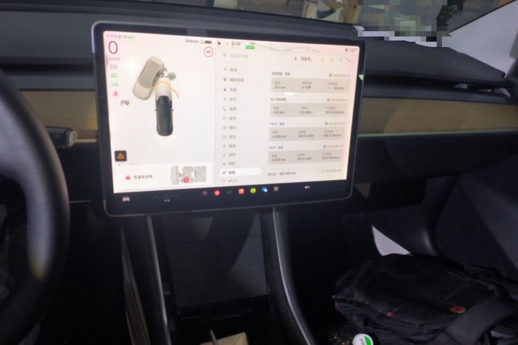 Used Tesla Model 3 2019 Standard Range Rear-Drive Upgraded Version Audio And AC Panel