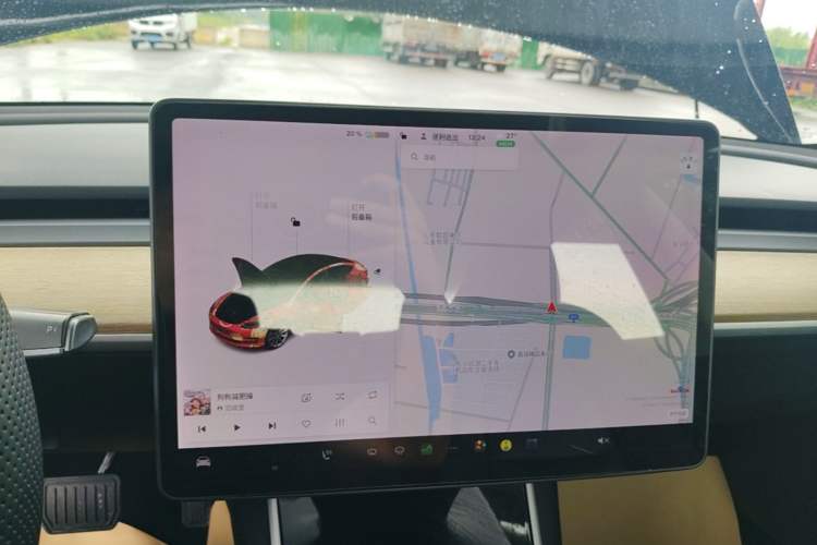 Used Tesla Model 3 2019 Standard Range Rear-Drive Upgraded Version Audio And AC Panel