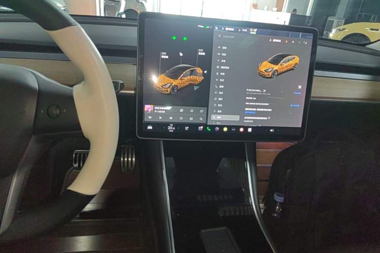 Used Tesla Model 3 2019 Standard Range Rear-Drive Upgraded Version Audio And AC Panel