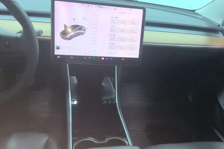 Used Tesla Model 3 2019 Standard Range Rear-Drive Upgraded Version Audio And AC Panel