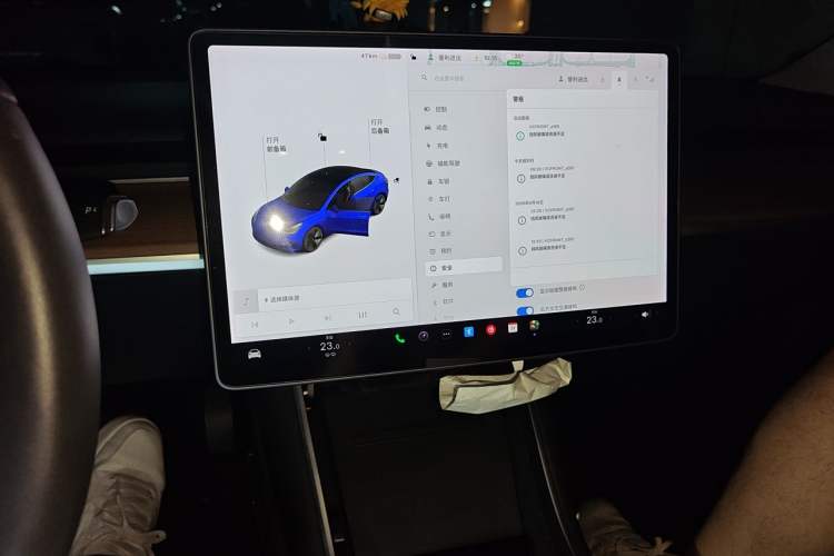 Used Tesla Model 3 2019 Standard Range Rear-Drive Upgraded Version Audio And AC Panel