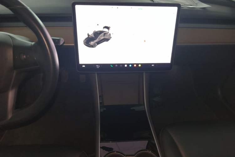 Used Tesla Model 3 2019 Long-Range Rear-Wheel-Drive Version Audio And AC Panel