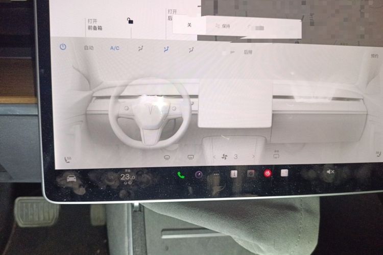 Used Tesla Model 3 2019 Standard Range Rear-Drive Upgraded Version Audio And AC Panel