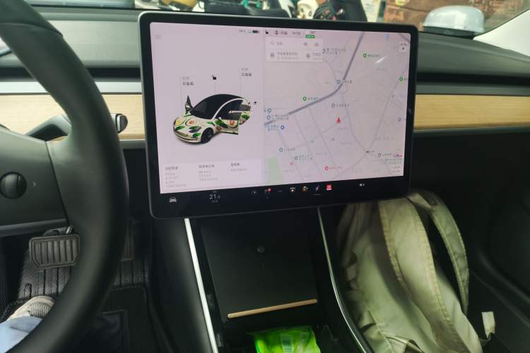 Used Tesla Model 3 2019 Standard Range Rear-Drive Upgraded Version Audio And AC Panel
