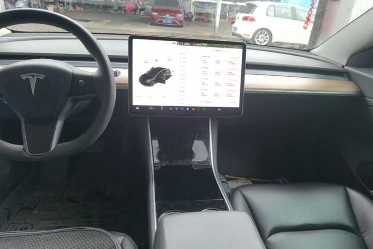 Used Tesla Model 3 2019 Standard Range Rear-Drive Upgraded Version Audio And AC Panel