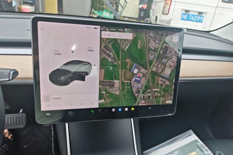Used Tesla Model 3 2019 Standard Range Rear-Drive Upgraded Version Audio And AC Panel