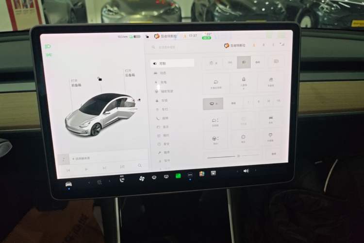 Used Tesla Model 3 2019 Standard Range Rear-Drive Upgraded Version Audio And AC Panel