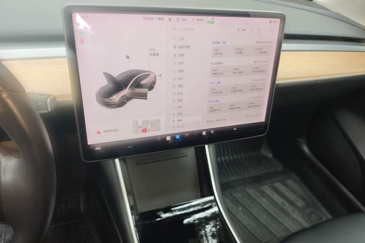 Used Tesla Model 3 2019 Standard Range Rear-Drive Upgraded Version Audio And AC Panel