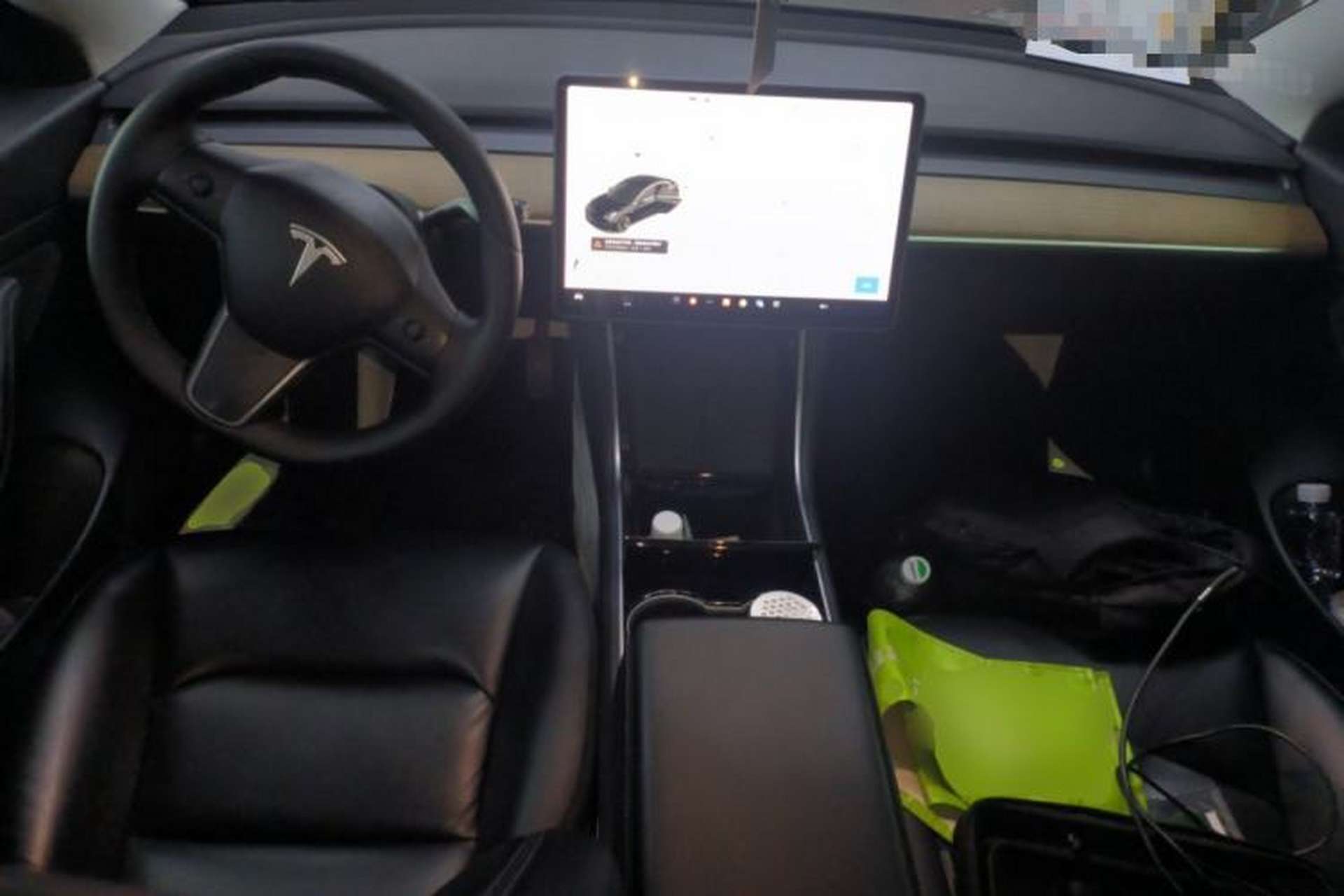 Used Tesla Model 3 2019 Standard Range Rear-Drive Upgraded Version Center Console