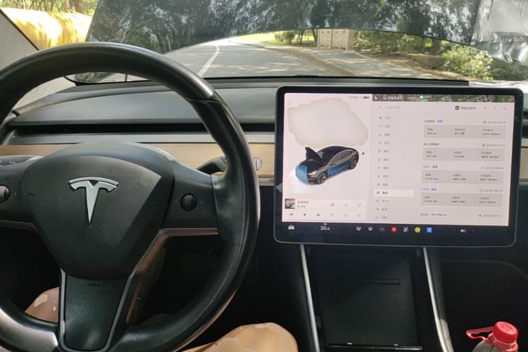 Used Tesla Model 3 2019 Long-Range Rear-Wheel-Drive Version Center Console