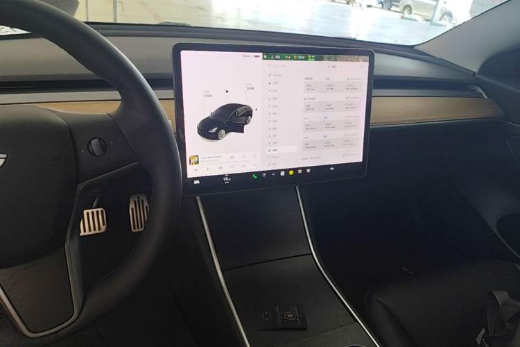 Used Tesla Model 3 2019 Standard Range Rear-Drive Upgraded Version Center Console