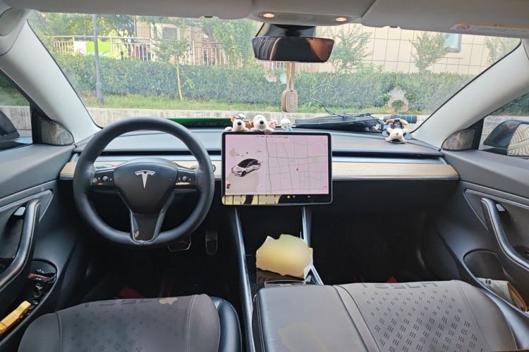 Used Tesla Model 3 2019 Long-Range All-Wheel-Drive Version Center Console