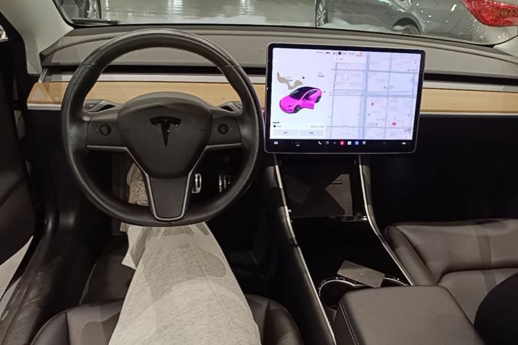 Used Tesla Model 3 2019 Long-Range All-Wheel-Drive Version Center Console