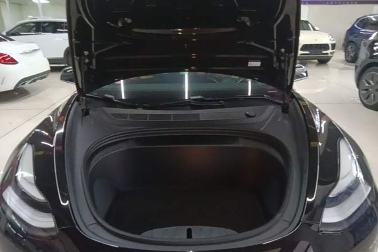 Used Tesla Model 3 2019 Long-Range Rear-Wheel-Drive Version Engine Bay