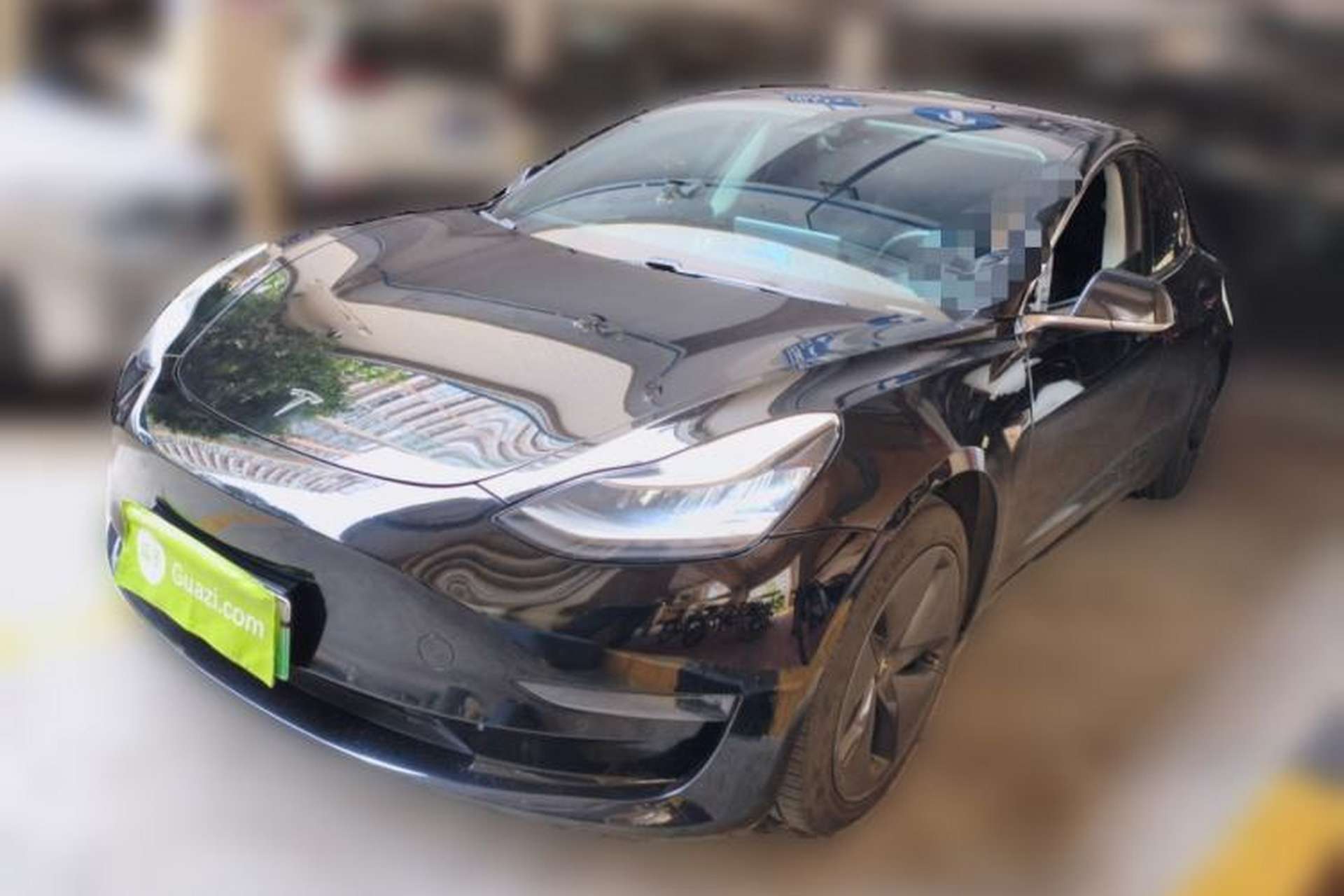 Used Tesla Model 3 2019 Long-Range Rear-Wheel-Drive Version Front Left 45 Deg