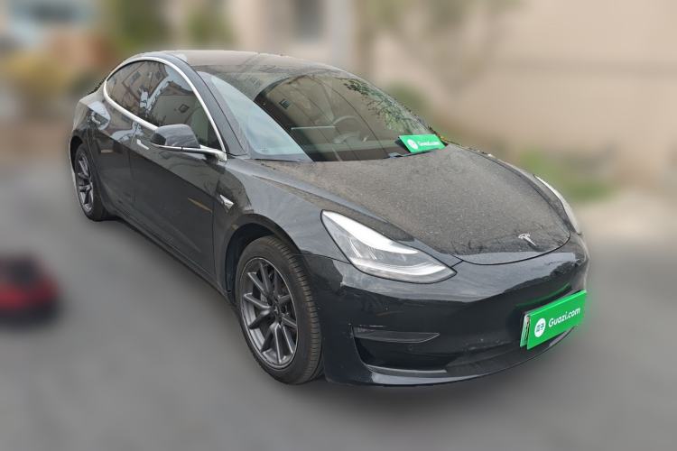 Used Tesla Model 3 2019 Long-Range Rear-Wheel-Drive Version Front Right 45 Deg