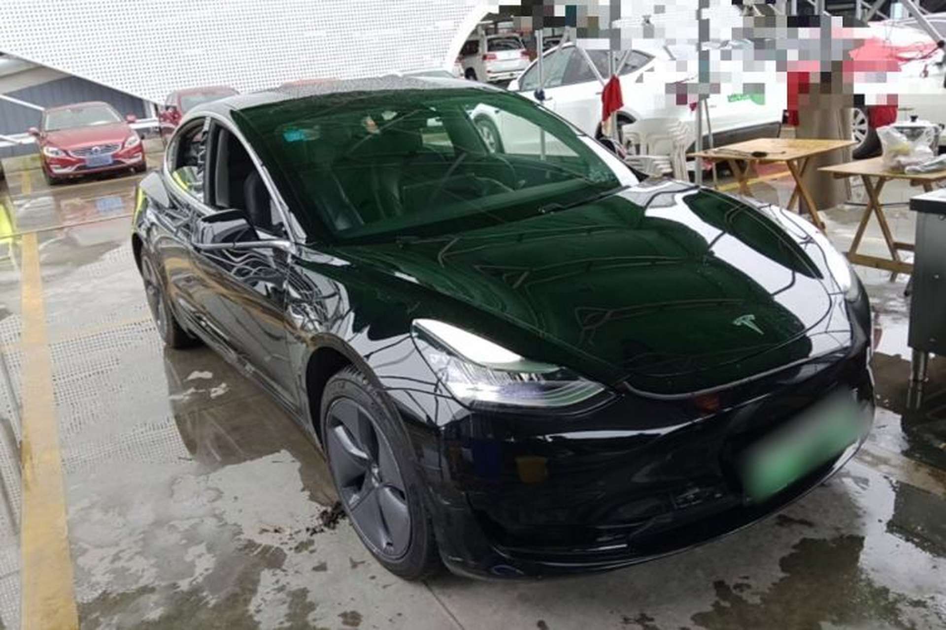 Used Tesla Model 3 2019 Standard Range Rear-Drive Upgraded Version Front Right 45 Deg