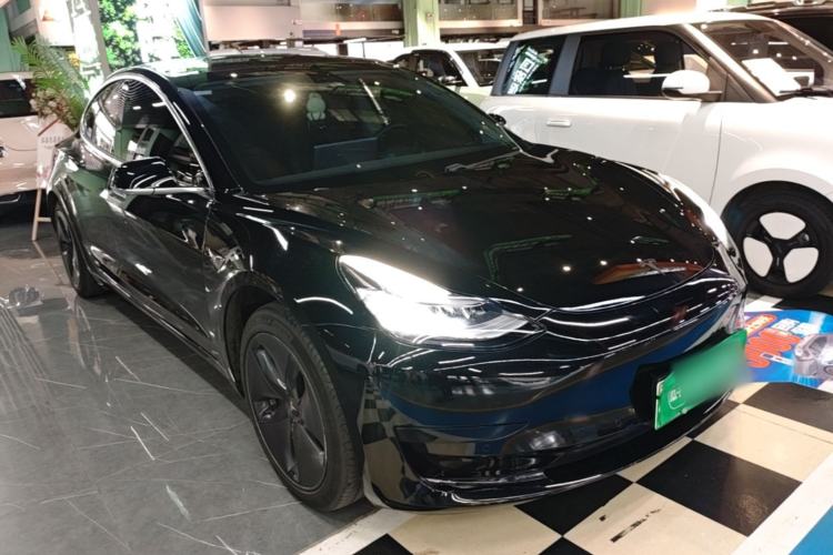 Used Tesla Model 3 2019 Standard Range Rear-Drive Upgraded Version Front Right 45 Deg