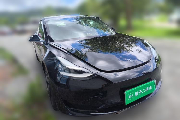 Used Tesla Model 3 2019 Standard Range Rear-Drive Upgraded Version Front Right 45 Deg