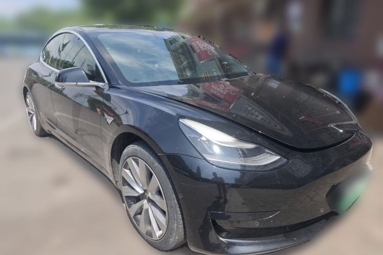 Used Tesla Model 3 2019 Standard Range Rear-Drive Upgraded Version Front Right 45 Deg