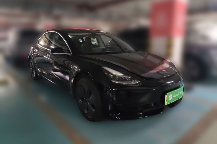 Used Tesla Model 3 2019 Standard Range Rear-Drive Upgraded Version Front Right 45 Deg