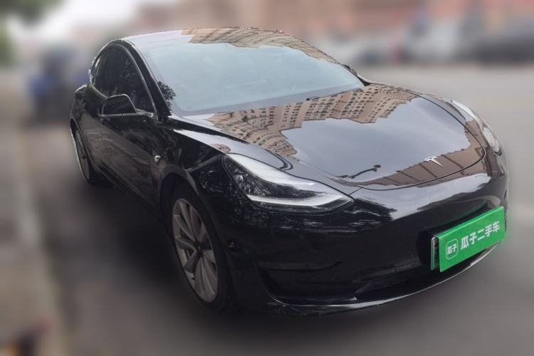 Used Tesla Model 3 2019 Long-Range All-Wheel-Drive Version Front Right 45 Deg