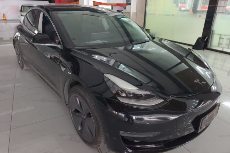Used Tesla Model 3 2019 Long-Range Rear-Wheel-Drive Version Front Right 45 Deg