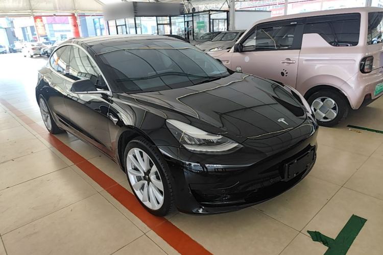 Used Tesla Model 3 2019 Standard Range Rear-Drive Upgraded Version Front Right 45 Deg