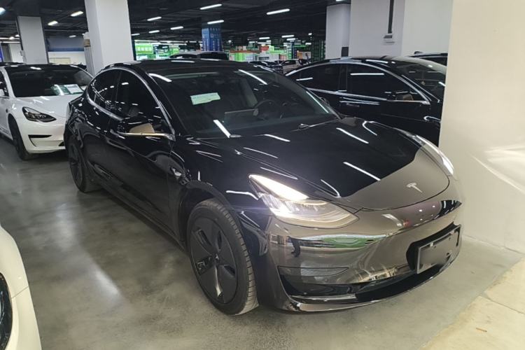 Used Tesla Model 3 2019 Standard Range Rear-Drive Upgraded Version Front Right 45 Deg